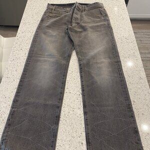 Jeans Black Denim Armani Exchange Men’s Straight Fit W33 Distressed